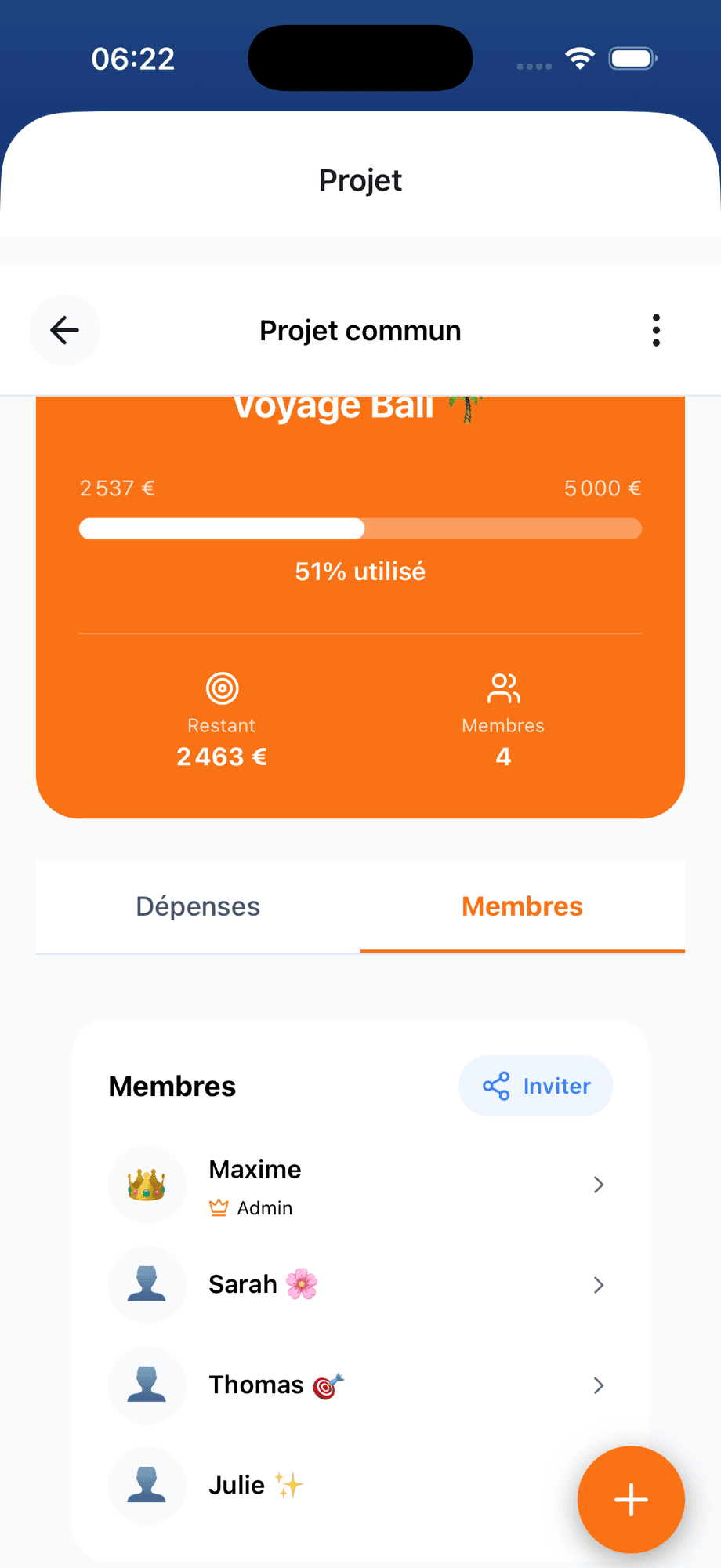 Vue d'ensemble du projet
